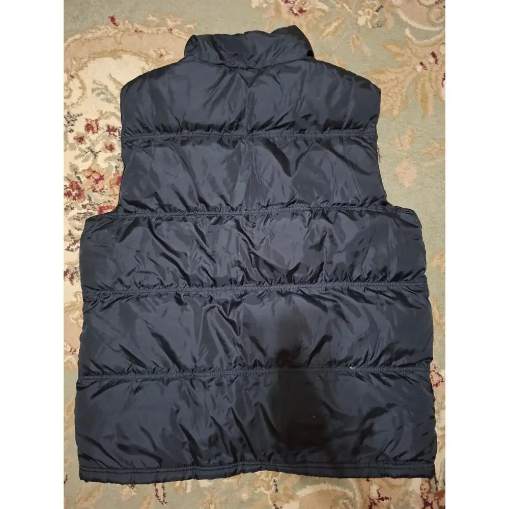 SouthPole Mens Puffer Vest XL Black Embroidered Logo